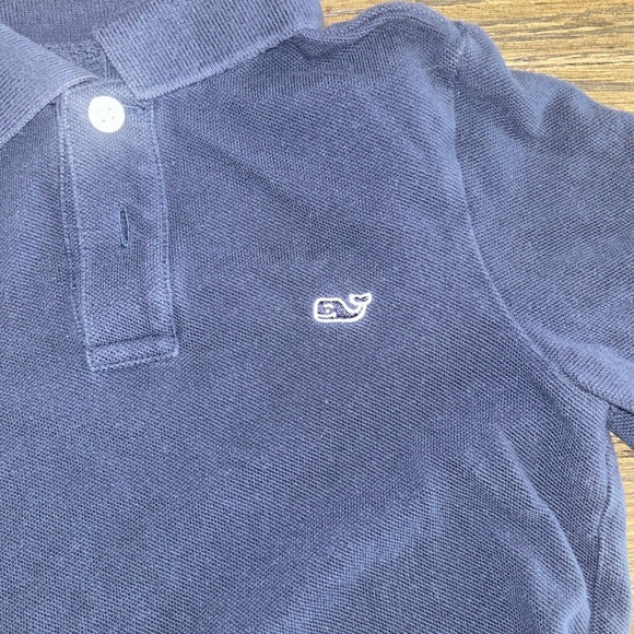 Vineyard Vines Classic Navy Polo for Kids - Picture 2 of 4